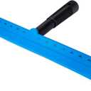 FOSHIO 15 inch Blue Windshield Squeegees, All-Purpose Streak-Free Silicone Squeegee for Window, Bathroom, Glass Shower Doors, Mirror, Car Window