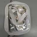 TOBVZOO Clear Bag Stadium Approved, Crossbody Transparent Bag for Concerts Sports Events, Purses for Men & Women