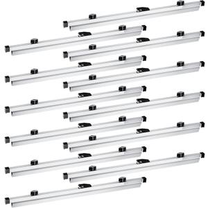 Estune Blueprint Hanging Clamps Binding Strips Storage for Construction Paper Poster Plans Drawings Arts (12, 24 Inches)