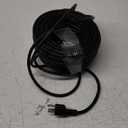 16/3 10A 125V 1250W 100 Ft Outdoor Extension Cord Waterproof, Weatherproof & Flame Retardant Black 3 Prong Power Cord Outside for Lawn & Garden, SJTW ETL Listed