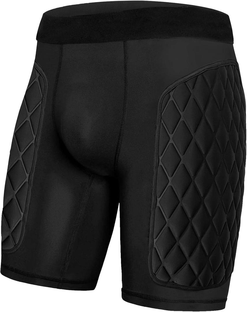 MK MOSSE KARNE Men Youth Baseball Sliding Shorts Padded Compression Shorts Protective Softball Sliding Shorts for Youth Adult (Small)
