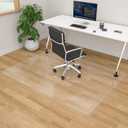 Large Clear Floor Mat 47.24"×98.43" - Pet Flooring Protector, Clear Plastic Rug Protector, Vinyl Floor Mat - Ideal for Hardwood Floors, Home & Office Use - Waterproof and Easy to Clean