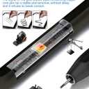 Compatible with iPad Pencil 2nd Generation Apple iPad Pro 11 in 1/2/3/4, iPad Pro 12.9 in 3/4/5/6, iPad Air 4/5, iPad mini 6,Stylus Pen for iPad with Magnetic Wireless Charging-Black