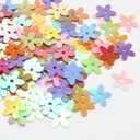 ALBERTAD 10000 Mixed Color Ab 10Mm Flower Shapes Loose Sequins Paillettes Sewing Wedding Craft