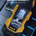 AstroAI 110V AC/12V DC Tire Inflator Portable Air Compressor, Dual Power Electric Air Pump with 150PSI Max Pressure & LED Light, Fast Inflation for Cars, Bikes, Motorcycles, and Inflatables, Yellow