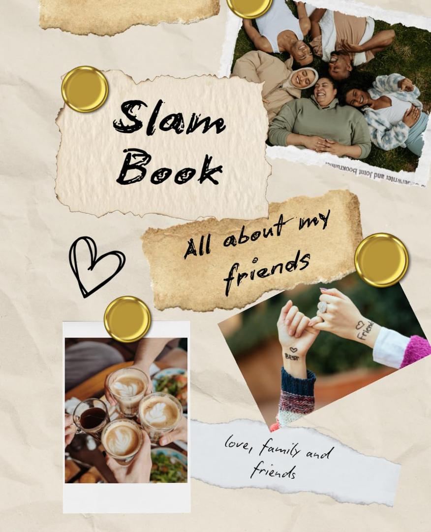 Slam Book - All About My Friends: Get to know your friends better with this Q and A notebook