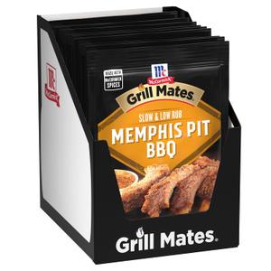 McCormick Grill Mates Memphis Pit Barbeque Rub (2.25 Ounce (Pack of 10) BB Date: 04/10/27