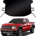 Windshield Cover for Ice and Snow for Ford 2015-2024 2025 2026 F150 250/ F350 F450 Super Crew Cab, XL XLT Limited Raptor Windshield Frost Cover for Truck, Ford F-150 All Weather Protector Accessories