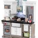 Step2 Lifestyle Dream Kitchen Set for Kids, 37 Accessories, Lights & Sounds, 44.75" H x 35.5" W x 15.5" D