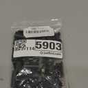 Moicstiy 25 Pair 1/2 Inch Wire Shelving Shelf Lock Clips, Plastic Shelving Clips Replacement Black Sleeve Shelf Clips for Less Than 1/2 Inch Pole