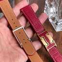 Leather Band Compatible with Galaxy Watch 7 Bands 44mm 40mm,Galaxy Watch 6/5/4/FE/Active 2 40mm 44mm/Watch 6 Classic 43mm 47mm/Watch 5 Pro 45mm/Watch 4 Classic 42mm 46mm,20mm Magnetic Strap for Samsung Watch women men