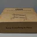 Kitsure Over The Sink Dish Drying Rack - 30.0" to 33.9"x21.5", Adjustable Sink Drying Rack for Kitchen Sink with Multifunctional Baskets, Grey (Large, Gray)