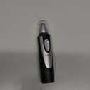 Ear and Nose Hair Trimmer Clipper - 2026 Professional Painless Eyebrow & Facial Hair Trimmer for Men Women,Battery-Operated Trimmer with IPX7 Waterproof, Dual Edge Blades for Easy Cleansing Black