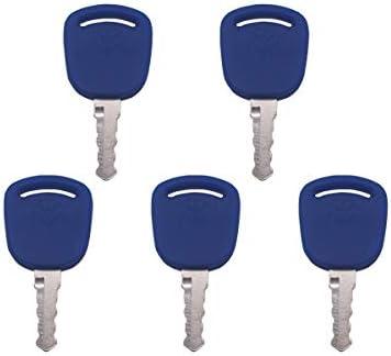 5 Pcs 14601 Ignition Key for Ford New Holland Tractor Case IH 82003267 82030143 F0NN11603AA
