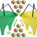 yofit 24Pcs Granny Pants Yard Game Funny Field Day Outdoor Games for Adults Kids and Family Gaint Pant Set for Brithday Party Tossing Games Activities for Groups