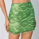 Verdusa womens Pencil (Green, XL)