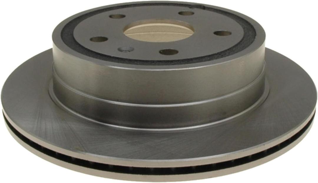 ACDelco Silver Rear Brake Rotor 18A2727A | GM 19286264 Brake Rotors for Select Chevrolet Equinox, GMC Terrain and more