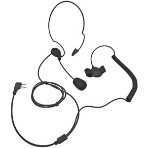 Renastar Ptt Mic Earpiece Two Way Radio Headset Behind The Head Ear Piece Finger PTT for Midland 2 Pin Walkie Talkie AVPH5 GXT LXT GMRS