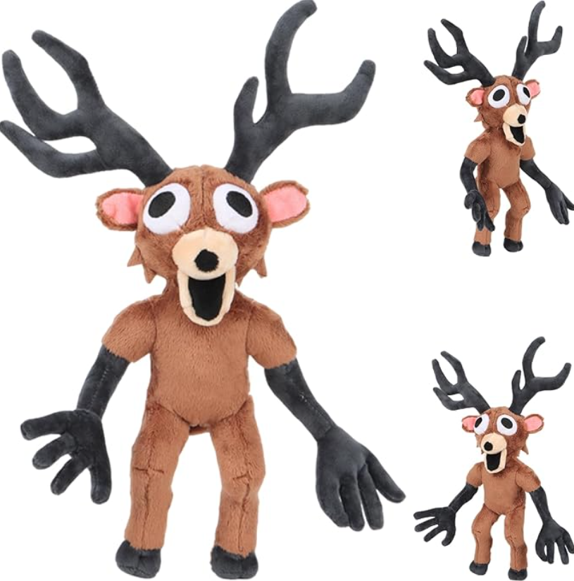 99-Nights in The Forest Plush, 15in 99Nights Deer Monster Plushie Toys, Collectible Stuffed Animals Doll for Game Fans