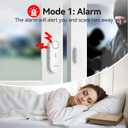 VOXON Door Alarms for Kids Safety - Window Alarms for Personal Home Security - 2 in 1 Chime/Alarm | 3-Level Volume Control - Burglar Door Sensor Alarm for Pool House Rooms Garage RVs - 2 Pack