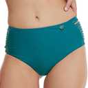 Body Glove Women's Standard Ginger High Waist Bikini Bottom Swimsuit Size S