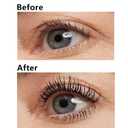2 x Mascara Volume And Length Black Waterproof Fast Dry Eyelashes Eye Makeup Volumizing Lengthening Curling Defining (Black 06)