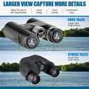 18X50 High Powered Binoculars for Adults with Upgraded Phone Adapter, Tripod and Tripod Adapter,Waterproof Compact Binoculars with Low Light Vision for Bird Watching,Travel,Sightseeing