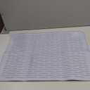 Silicone Dish Drying Mat for Kitchen Counter, Extra Large, 23 x 18 Heat Resistant, Non-Slip Design, Quick Dry, Easy Clean, Raised Edge Holds Water, BPA Free, Food Grade Silicone- Gray