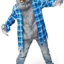 Spooktacular Creations Halloween Kids Werewolf Costume with Mask, Wolf Costume for Halloween Dress Up Parties, Festivals (L)