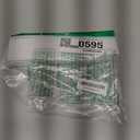 IEEK Acrylic Desk Name Plate, Clear Acrylic Block Nameplate Double Sided Holder, DIY Personalized Name, 2.5x10 Inch