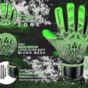 Keeperking Soccer Goalie Goalkeeper Gloves for Kids Boys Youth & Adult,Latex Strong Grip Palms with Removable Finger Spines Protection Children Football Gloves for Training/Match(Sizes 5-10,6 Styles)