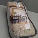 Pinch Pleat Linen Curtains 108 Inches Long 70 Inch Wide for Patio Sliding Door Light Filtering Semi Sheer Pleated Drapes Back Tab Burlywood Taupe Extra Wide 70 x 108 Curtain for Living Dining Room