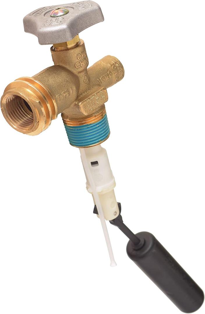 Flame King OPD Propane Tank Service Overfill Protection Valve for Standard 20 LB Pound Grill Cylinder