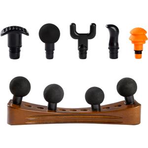 Psoas Muscle Release Tool, Neck Back Psoas Hip Stretcher, Hip Hook Hip Flexor Release Massage Tool, Deep Tissuer Trigger Point Massager Tool with Adjustable 5 Types 20 Massage Heads (Brown)