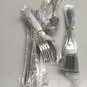 KINGSTONE Silverware Set, 20 Piece Flatware Cutlery Set for 4, 18/10 Stainless Steel Silverware Mirror Polished Dishwasher Safe for Home, Restaurant, Wedding, Party(Silver, 20 pieces for 4)