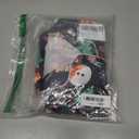 TUONROAD Girl's Christmas Pajamas Set & Casual Lapel 2pcs Button Sleepwear Size 12-14 (Black)