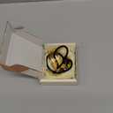 3PCS Gold Hair Ties, Metal Hair Ties for Thick Hair, Elegant Durable Geometric Design, Gold Hair Accessories Stretchy and Non-Damage Ponytail Cuff Holders, 3 Styles in Box Holiday Gifts (Gold Set 01)