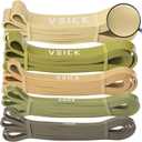 VEICK Resistance Bands for Working Out, Exercise Bands, Workout Bands, Pull Up Assistance Bands, Long Heavy Stretch Bands Set for Men and Women, Power Weight Gym at Home Fitness Equipment (Green Set of 5)