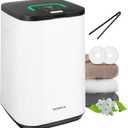 Resimple Towel Warmer for Bathroom, 23L Large Hot Towel Warmers Bucket with LED Display, 3 Heating Modes, Up to 24 Hour Delay, Luxury Towel Heater for Oversize Bathrobes Blankets - Black (12.6*12.6*18.5 inches)
