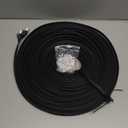 Jadaol Cat 8 Ethernet Cable 200ft (60.96m), 40Gbps 2000MHz Flat S/FTP LAN Patch Cable, High-Speed Cat8 Network Cable for Router, Modem, Switch, Gaming Consoles, PC, Smart TV & Streaming Devices, Black