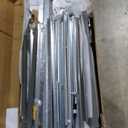 Outdoor Storage Shed Metal Trash Can Storage,120 Cu.Ft Garbage Can Storage Shed W/Lid Chain,Door Bolt & Pneumatic Spring Support Rods,for 3 Trash Bins,Bike,Garden Tools,Light Gray