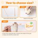 PICK FOR LIFE Non Slip Dog Socks with Grippers Prevent from Licking Paws,Anti-Slip Dogs Grip Socks for Senior Dogs on Hardwood Floor(Grey,2Pairs,Large)
