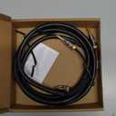Amazon Basics Banana Plug 16AWG Speaker Cable Wire, CL2 Rated for In-Wall Use, Gold-Plated Banana-Tip Plugs (4mm), Oxygen-Free Copper, 6 Foot, Black