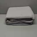 Bedsure Gentlesoft 100% Cotton Blanket Queen Size for Bed - Breathable and Soft for Spring Summer, Thick Cozy Waffle Weave Blanket Gifts for Women, Grey, 90x90 Inches