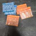 Shappy 60 Pcs Hanukkah Bubble Wands Bulk Mini Bubble Wands Party Favors Small Birthday Party Gift for Novelty Gifts (Blue&Orange)