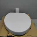 American Standard 5025A65G.020 Telescoping Luxury Slow-Close EverClean Elongated Front Toilet Seat, White