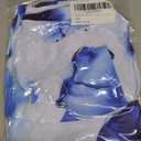 RAISEVERN Girls Swimsuit 3 Piece Bathing Suits Cute Quick Dry Bikini Tankini Sets with Cover Ups Beach Skirt  (9-10 Years, 002-marble)