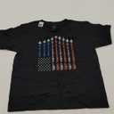 Fighter Jet Airplane USA Flag 4th Of July Patriotic Women Kids Men T-Shirt 8