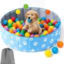 Large Dog Ball Pit, 40-Inch for All Types of Dogs and Cats, Foldable Ball Pit for Dogs Indoor and Outdoor Playpen, Party Toys Gifts (No Ball Included)