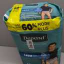 Depend Fresh Protection Adult Diapers, Incontinence Underwear for Men, Disposable, Maximum, Small/Medium, Grey, 32 Count